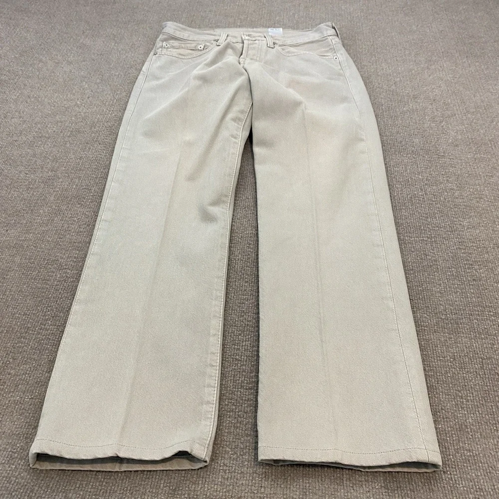 Levis Jeans Mens 31x28 Faded Gray 501 Straight Leg Button Fly Denim Y2K 2004